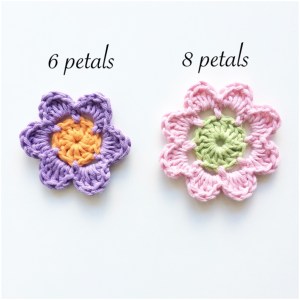 Round 3 of 6 & 8 petal Easy Peasy Flowers